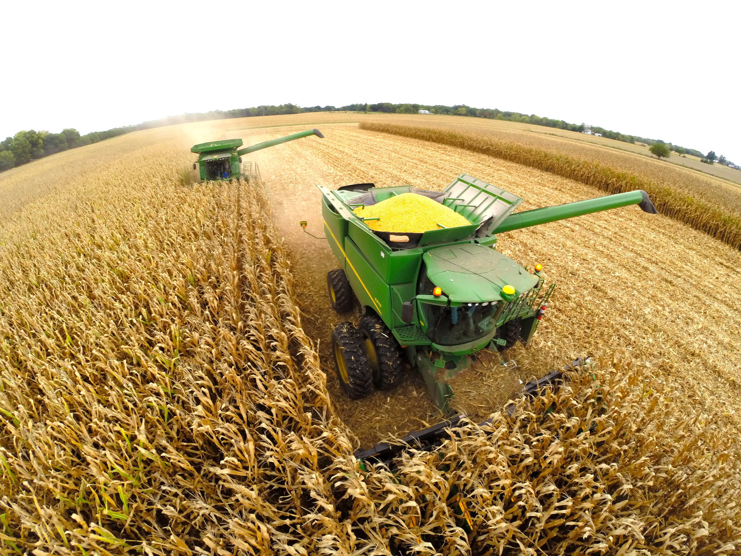How Many Acres Of Corn Can A Combine Harvest Per Hour
